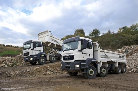 A tipper lorry from Lanz Group