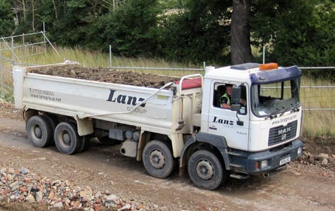 A waste management lorry from Lanz Group